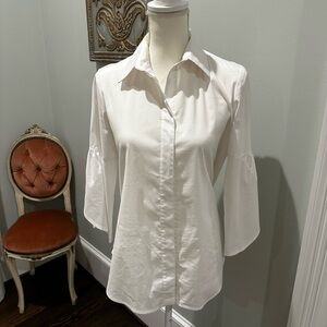 Finley white button down XS